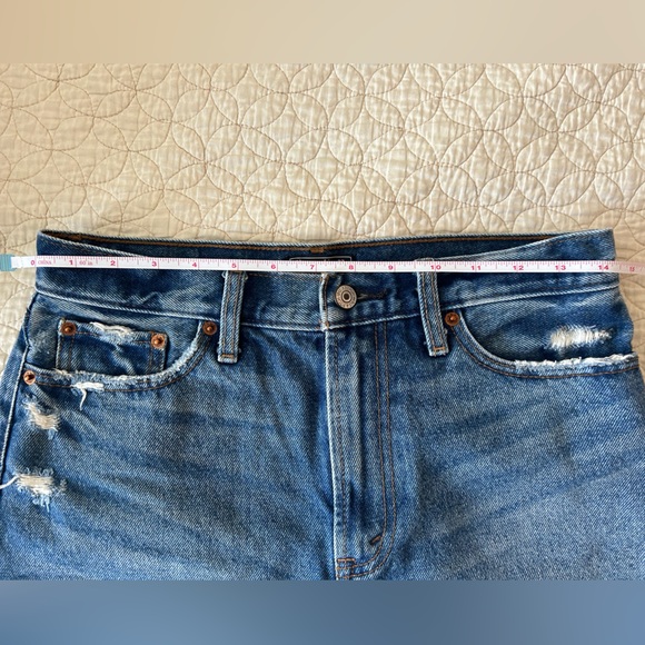Abercrombie Annie High Rise Short Jean denim size 27 or 4 - Picture 6 of 9